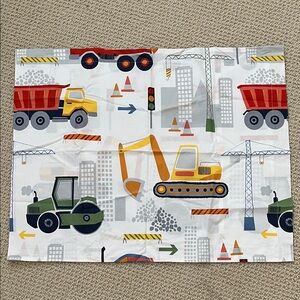 NEW- two Construction Vehicle Themed pillow shams